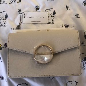 Charles & Keith Cream Hang Bag